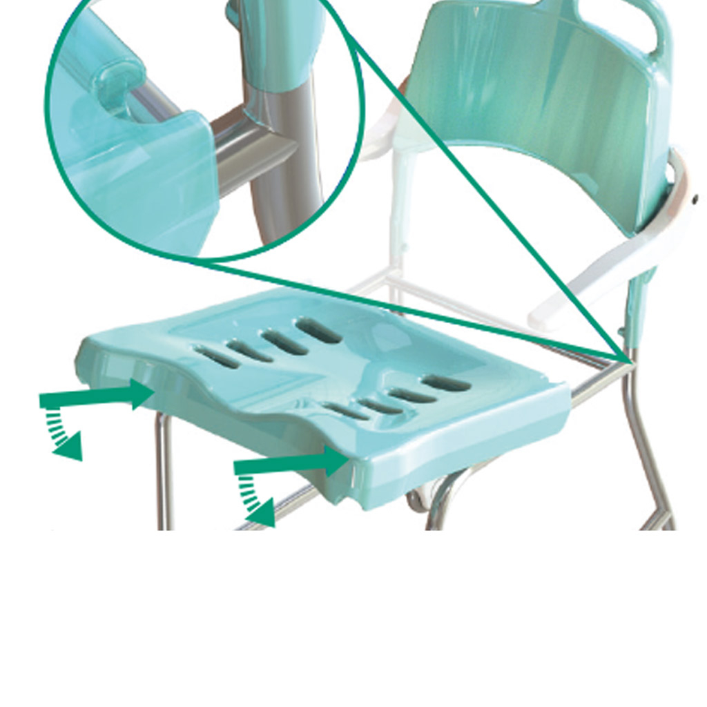 Commode+ Shower chair Duomed